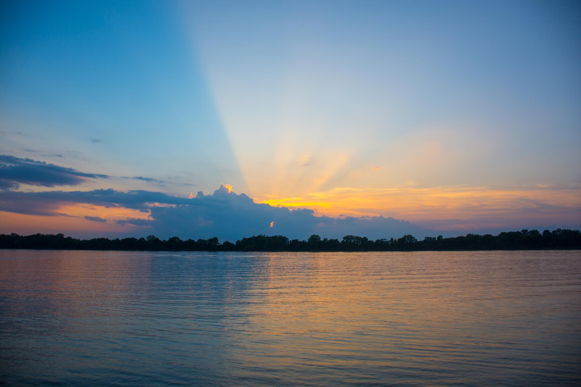 Ohio River sunset